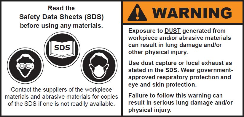 Grinding wheel shop safety