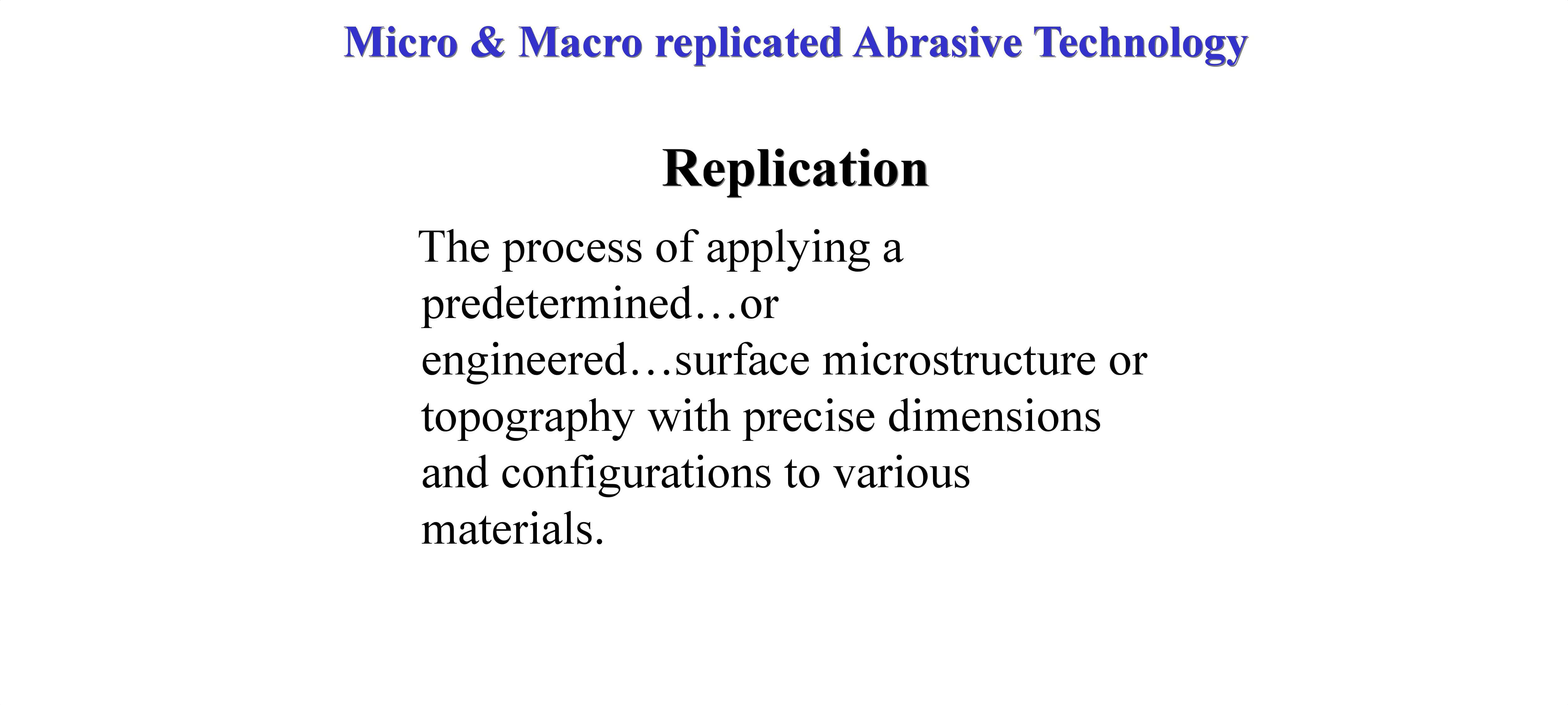 Coated Abrasive Overview UAMA